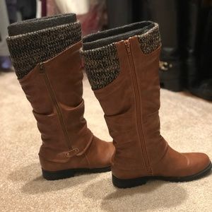 Brown boots